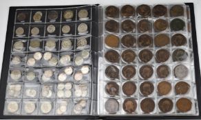 An amateur collection of largely UK coinage, includes some good gradable silver coinage Queen