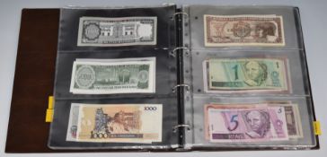 America and South America banknotes includes 1860's Louisiana $50, 1864 The Confederate States of