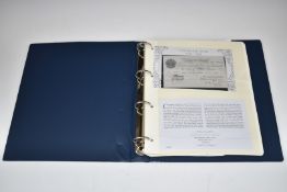 Westminster Coins silver reproduction Bank Note Collection in an album, comprising White Fiver,