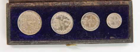 George V 1926 cased Maundy coin set