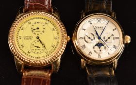 Two Stauer gentleman's automatic wristwatches comprising Magnificat Supreme calendar with subsidiary
