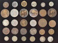 An interesting collection of continental largely silver coinage, includes hammered examples