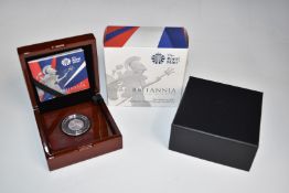 Royal Mint The Britannia 2017 Uk Quarter-Ounce Platinum Proof Coin, in deluxe case with