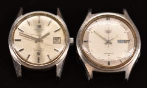 Two gentleman's automatic wristwatches Seiko 5 ref. 7009-8028 and Tissot Seastar, largest case