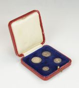 George V 1931 cased Maundy coin set