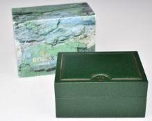 Rolex Sea Dweller 1999 wristwatch box with watch holder interior (14.5x10.8x6.8cm) and outer card