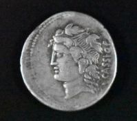 Roman Republic silver Denarius L Cassius Longinus 78BC, NVF