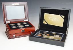The Royal Mint Queen's Coronation executive proof coin set in deluxe case with certificate, together
