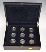 Royal Mint Queen Elizabeth II silver proof commemorative coin collection no 00868, comprising