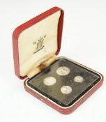 Queen Elizabeth II 1997 cased Maundy coin set