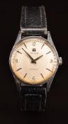 Tissot Seastar gentleman's wristwatch with silver hands, hour markers, Arabic numerals and dial,