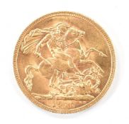 George V 1912 gold full sovereign