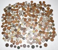 A collection of sundry UK coinage including George III, William IV and Victorian examples,