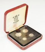 Queen Elizabeth II 1999 cased Maundy coin set