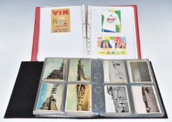 Two albums of postcards mostly Wirral, Port Sunlight and Liverpool interest