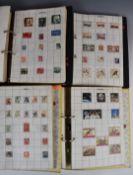 A world stamp collection, contained in folders
