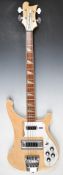 Rickenbacker 4003 electric bass guitar in Mapleglo finish, produced May 2002, serial no 0221686,