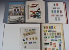 A GB mint and used stamp collection in eleven albums including 'The Schwaneberger Album' and two