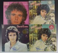 David Essex - Eight albums plus a twelve inch single, all signed.