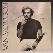 Van Morrison - Wavelength. Appears EX. Signed on front cover