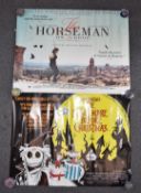 The Nightmare Before Christmas cinema poster, 76 x 100cm, together with a similar Horseman on the