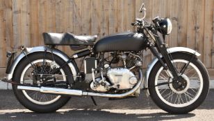 1951 Vincent Comet 500cc motorcycle, registration number YVS 445, purchased by the vendor in the