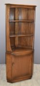 Ercol retro/mid century modern elm corner cupboard