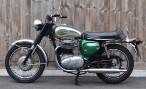1970 BSA Thunderbolt 650cc motorcycle, registration number LWT 274H, with V5c, MOT expires 22nd