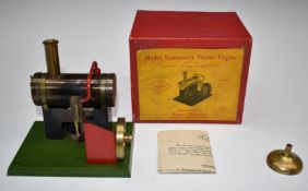 Latimer productions model stationary live steam engine to drive Meccano and similar models, L4, in