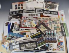 A large mint and used GB and world stamp collection in albums, folders and stockbooks including GB