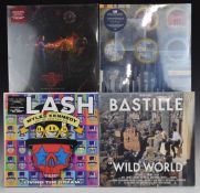 Approximately 40 albums including Bob Dylan, The Beatles, Bastille, Lau, Lady Ga Ga, Bjork, Rag '