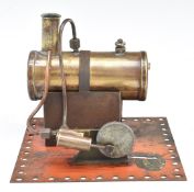 Mamod SE1 stationary live steam engine 1937-1940, with oscillating cylinder, cast frame and disc