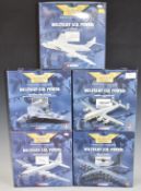 Five Corgi The Aviation Archive Military Air Power 1:144 scale limited edition and 1st issue diecast