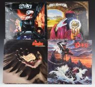 Approximately 30 albums including Rush, Slade, Jimi Hendrix, Genesis, Thin Lizzy etc