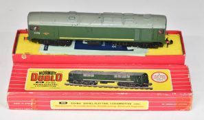 Hornby Dublo 2-rail 00 gauge model railway BR CO-BO diesel-electric locomotive D5702, 2233, in