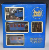 Lehmann Gross Bahn (LGB) G gauge model railway train set The Blue Train with 0-4-0 tank
