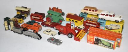 Twenty-seven Corgi, Matchbox Lesney 1-75 Series Lone Star and similar diecast model vehicles