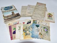 Early-mid 20thC postcards to include Leicester, London, Cheltenham, Bristol, Rhyl, Hereford,