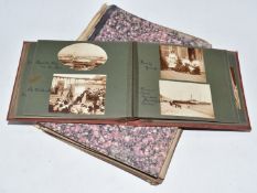 Two early 20thC albums of river boat/shipping interest photographs, one possibly river Severn and/or