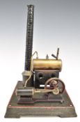 Falk stationary live steam engine c1920-1930, with slip eccentric reversing, safety valve and