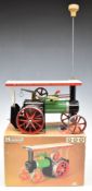 Mamod live steam Traction Engine, TE1A, in original box.