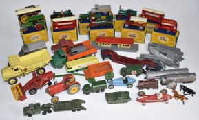 A collection of Matchbox Lesney Models of Yesteryear, Dinky and similar diecast model vehicles