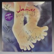 James - Seven (510932-1). Record appears EX. Signed on front cover