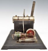 EPD (Ederhard Passler Dresden) stationary live steam steam engine with fixed cylinder, regulator and