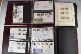 A mostly GB / Commonwealth mint and used stamp collection, in eight various albums / folders