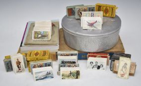 Collection of cigarette cards including Craven, Wills, Gallagher, Players etc