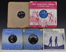 A collection of singles and 78s including Rock n Roll