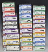 Thirty Model Power Postage Stamp Planes 1:100 scale diecast model aeroplanes including SR-71