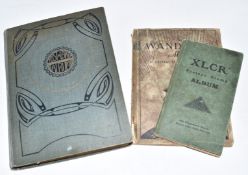 Approximately 140 Edwardian and later postcards in album and a stamp album, all reigns, postcards