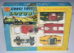 Corgi Toys diecast model Gift Set 37 Lotus Racing Team with Volkswagen Breakdown Truck, Racing Car